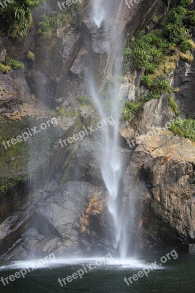 Waterfall Nature Landscape Fall Forest