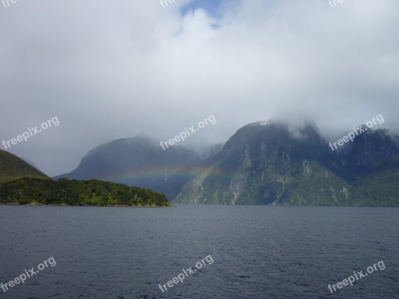 Nature Misty Mountain Landscape Forest