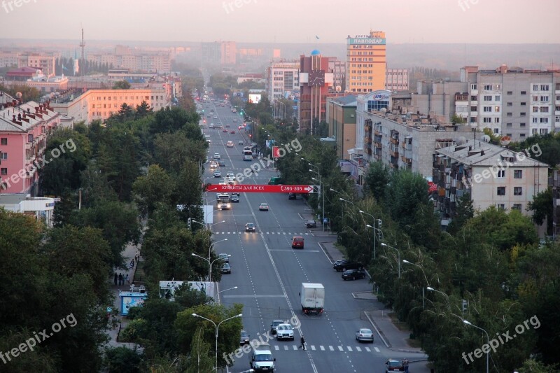 Pavlodar Street Crossroads Free Photos