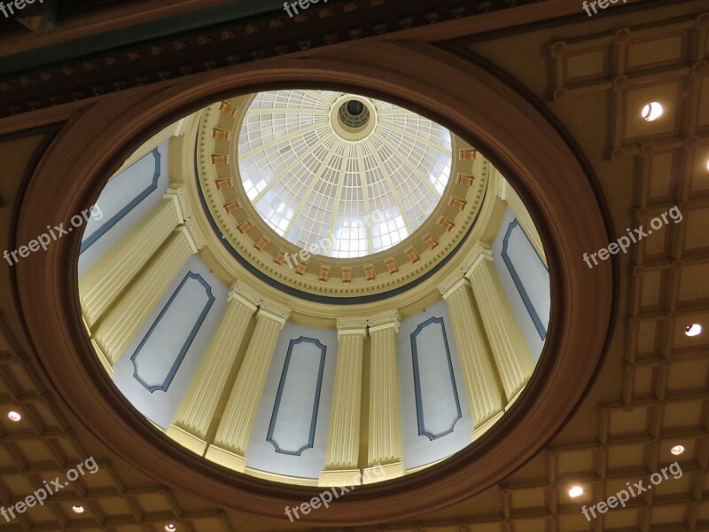 Dome Building Inside Architecture Capitol