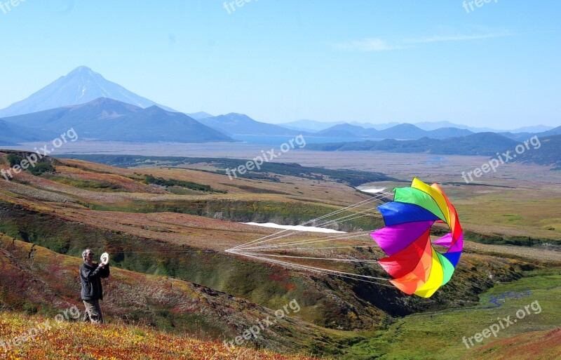 Kite Mountain Plateau Volcano Mountains Journey