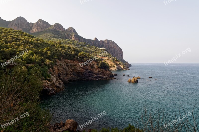 Bejaia Algeria Mediterranean Blue Sea