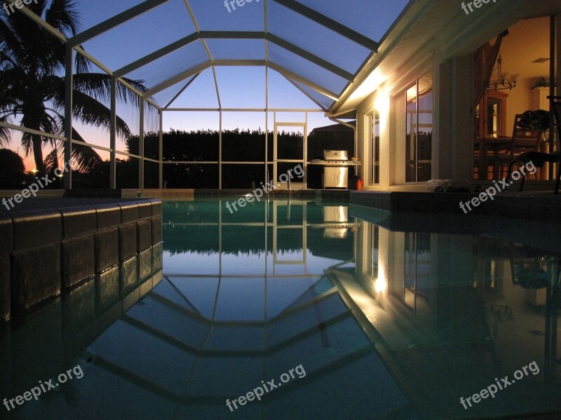 Florida Cape Coral Pool Villa Free Photos