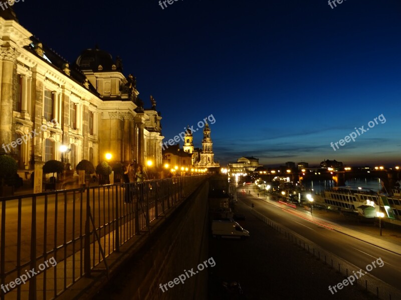 Dresden Germany Terrassenufer Altstadt History