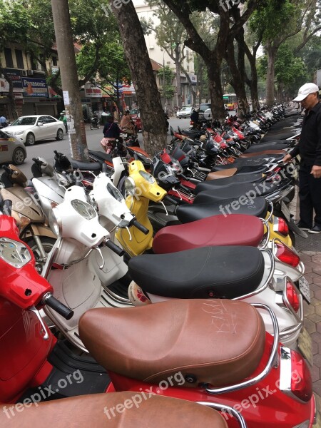 Mopeds Vietnam Scooter Asia Tourism