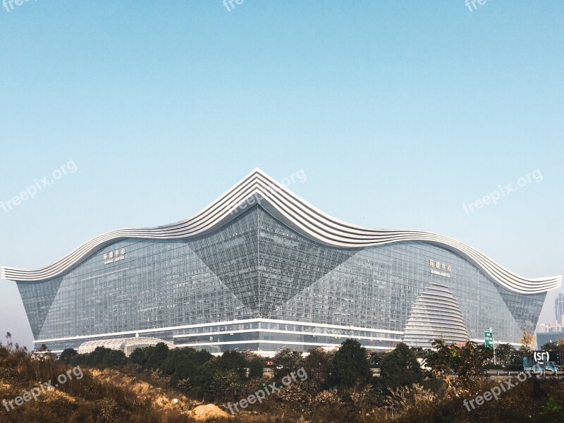 Global Center Chengdu Building Sky The Maximum