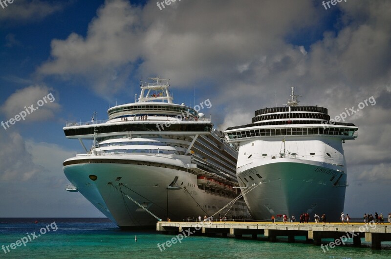 Cruise Ships Caribbean Travel Ship Lake