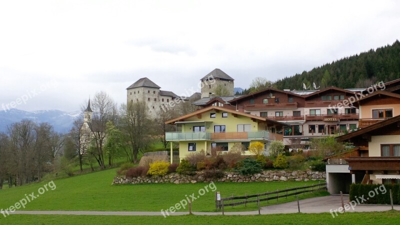 Village The Valley Of The Castle View Of The Hills Free Photos