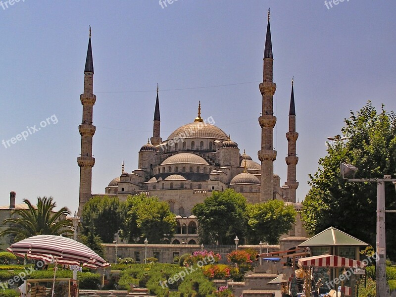 Sultan Ahmed Mosque Istanbul Turkey Blue Mosque