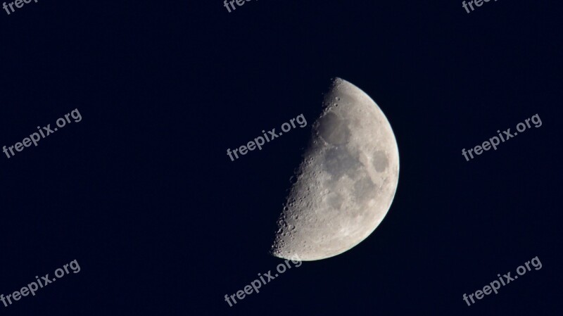 Moon Night Crescent Night Photograph Background