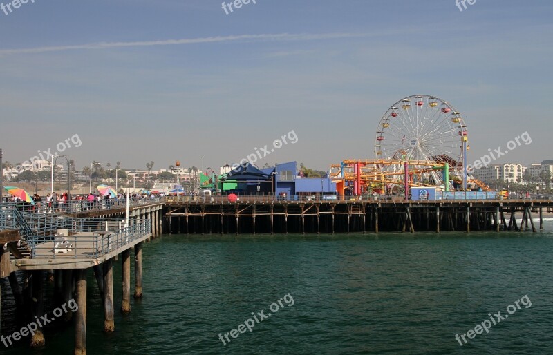 California Pier Santa Monica Beach Tourism