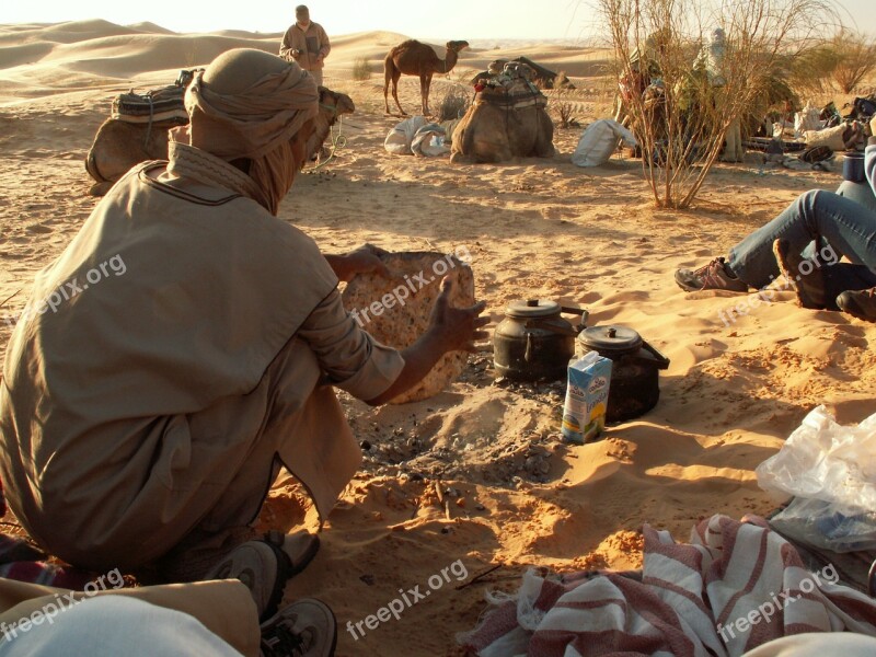 Desert Nomad Bedouin Dromedary Sand