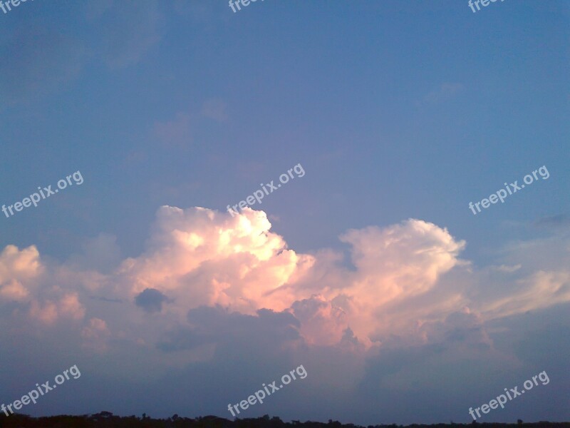 Sky Cloud Clouds Sky Nature White