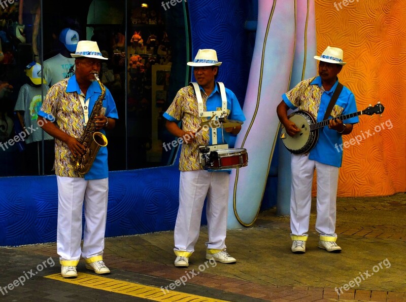 Humanities Street Entertainers Saxophone Foreigners Hong Kong