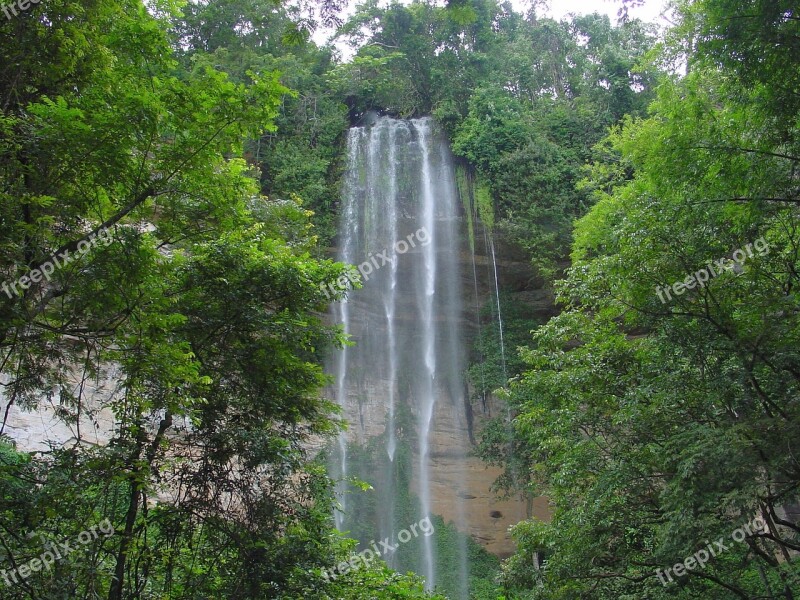 Waterfalls Nature Cascade Tourism Africa