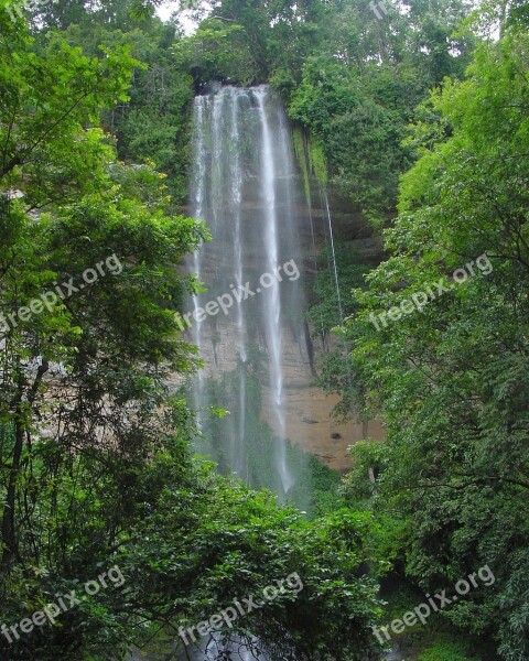 Waterfalls Nature Cascade Tourism Africa