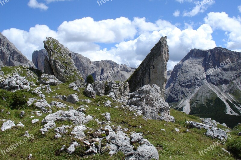 Val Gardena South Tyrol Alps Dolomites Free Photos