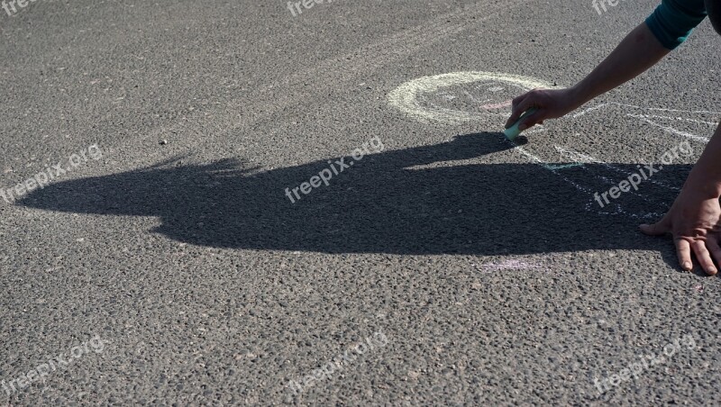 Chalk Paint Painting Play Straßenkreide