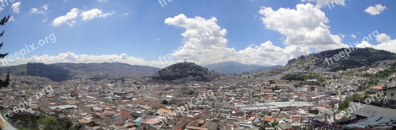 Quito City Panoramic Landscape Architecture