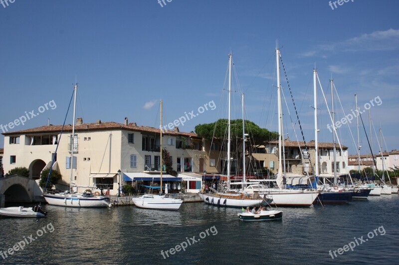 South Of France Port Grimaud Port Marina Boats