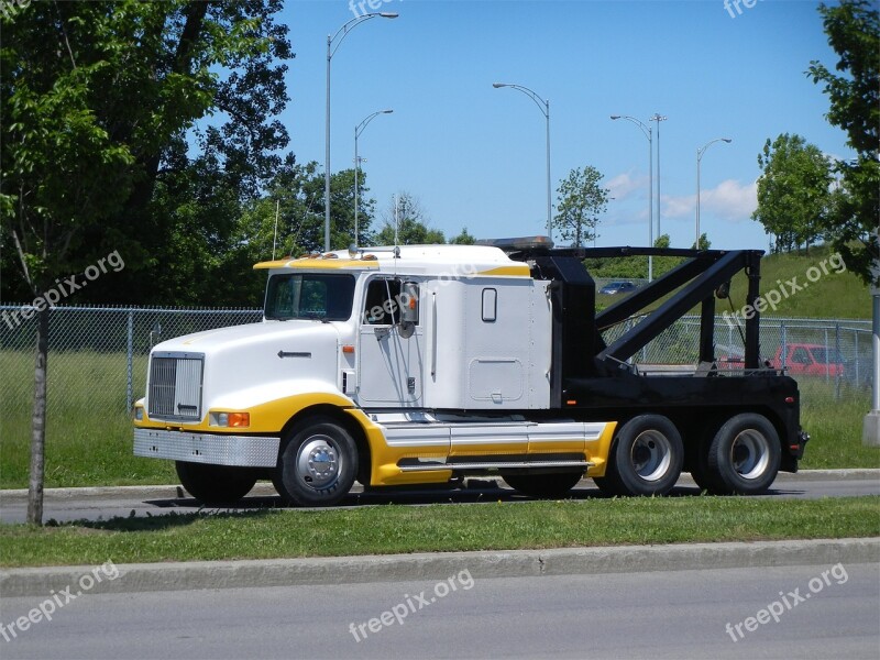 Truck Vehicle Transport Transportation White