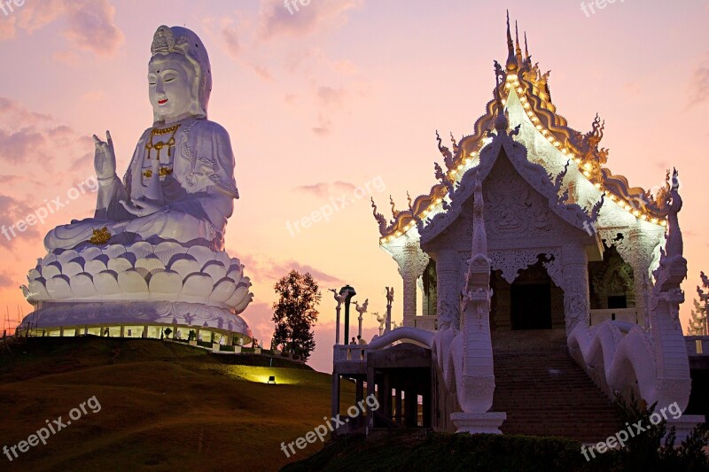 Thailand Wat Huay Pla Kung Chiang Rai Temple Buddha