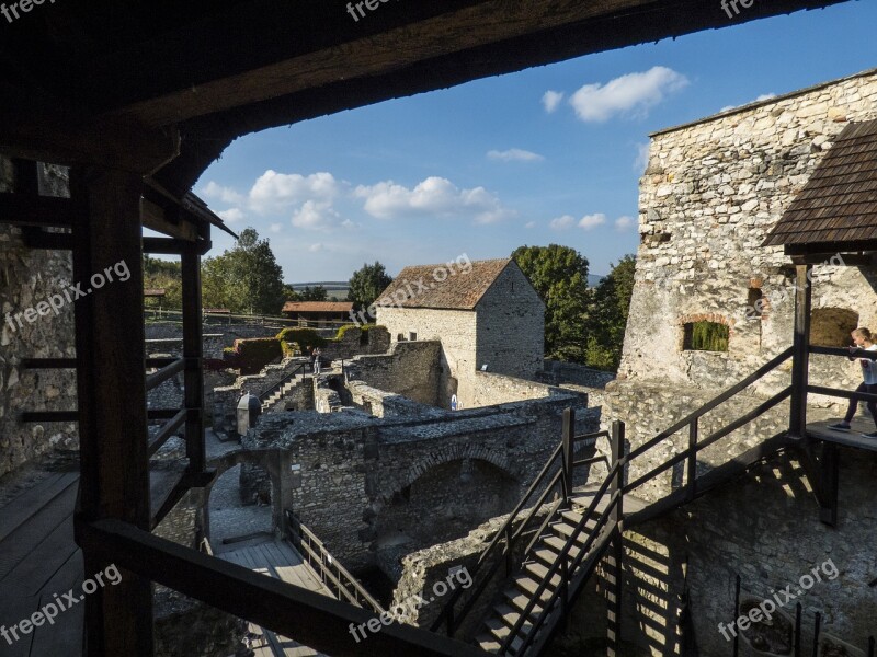 Nagyvázsony Castle Castle Ruins Free Photos