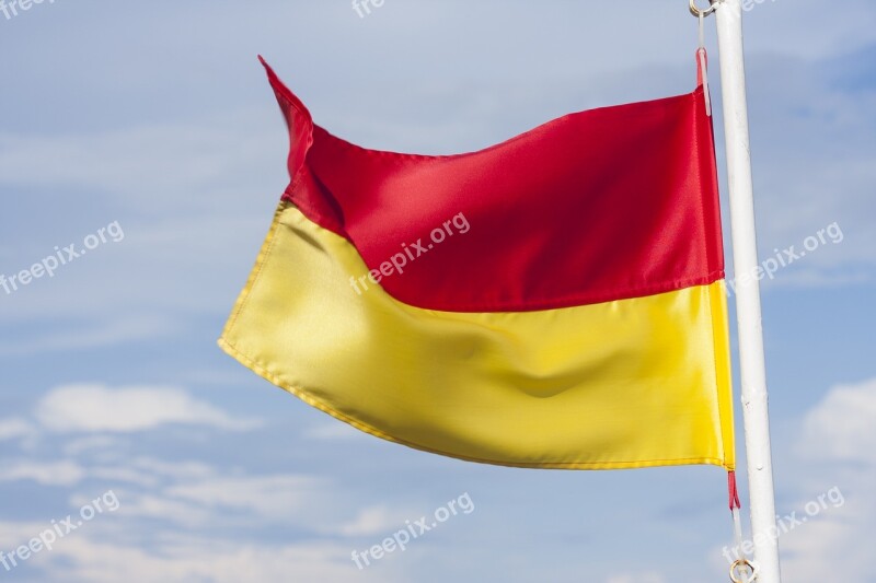 Flag Yellow Red Spain Europe