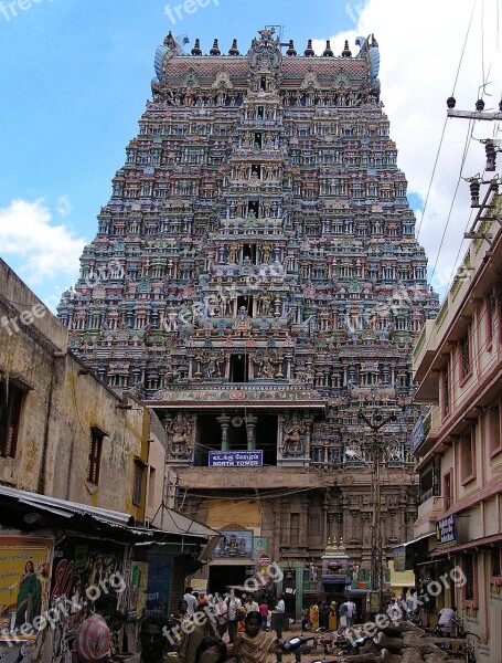 Minakshi Temple Madurai Tamil Nadu India