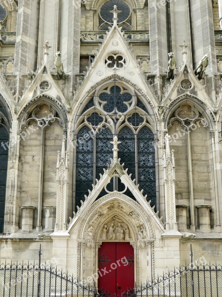 Paris Notre-dame North Portal Transept Gothic