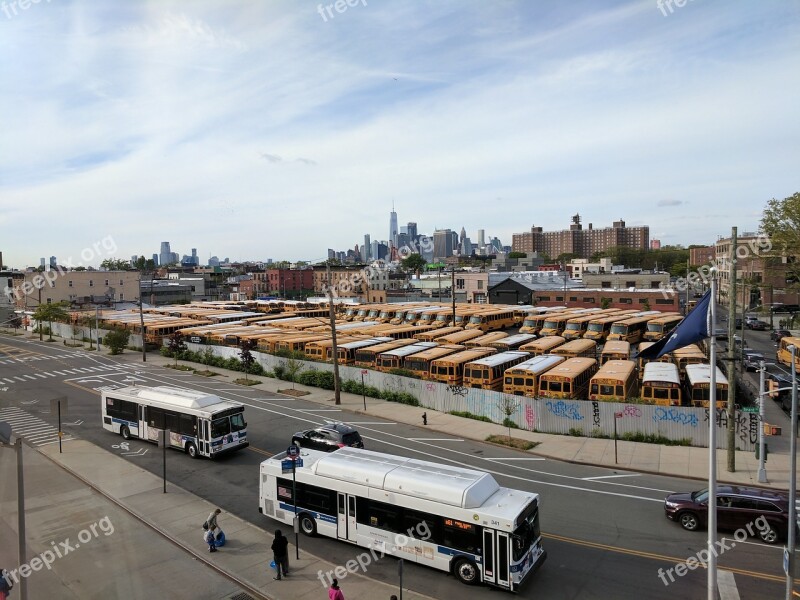 New York Ikea Bus School Bus Parking