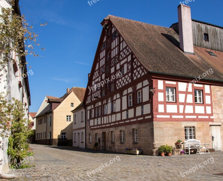 Architecture Ammer Village Truss Historically Historic Center