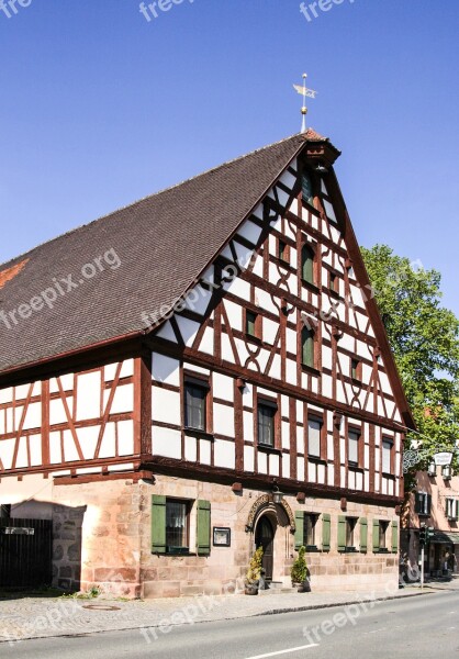 Architecture Ammer Village Truss Historically Historic Center