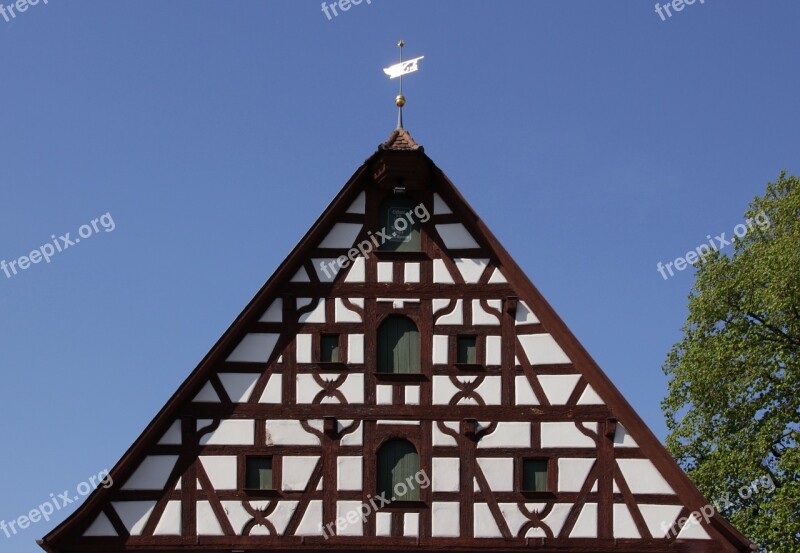 Architecture Truss Ammer Village Historic Old Town Facade