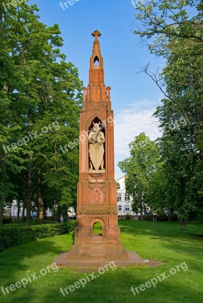 Mr Garden Darmstadt Hesse Germany Monument