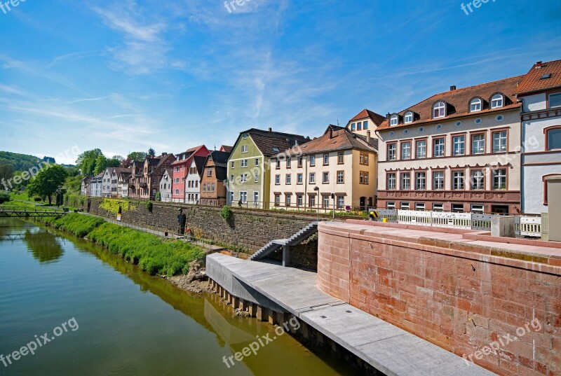 Wertheim Baden Württemberg Germany Historic Center Old Building