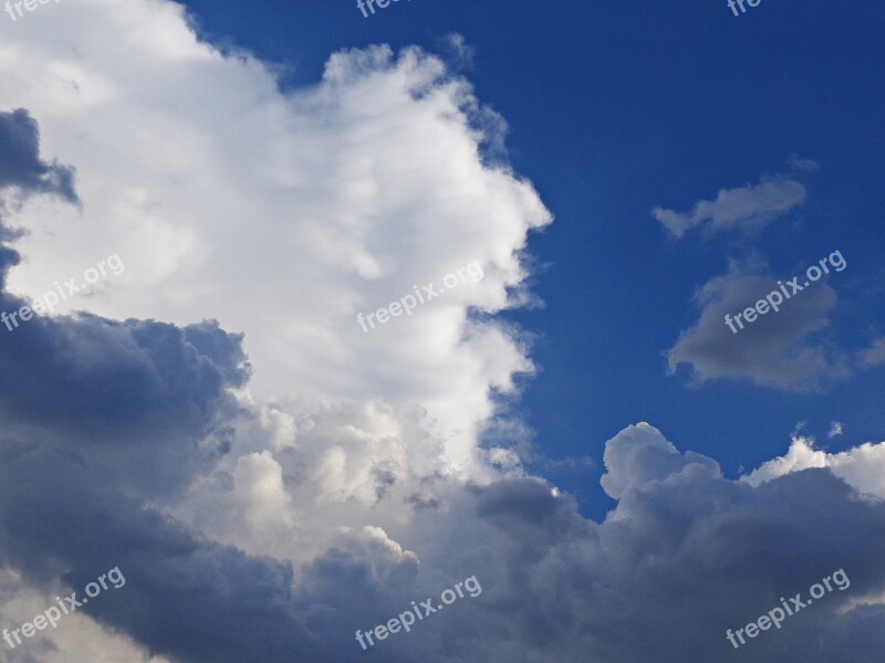 Sky Clouds Cloud Cover Nature Blue Sky