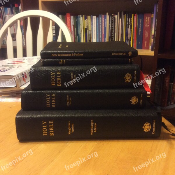 Stack Of Bibles Bible Stack Education Book