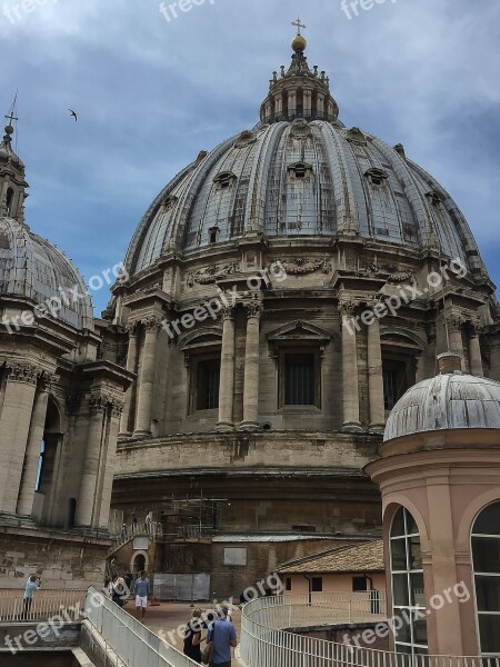 Rome Basilica Saint-pierre Dome Baroque Architecture