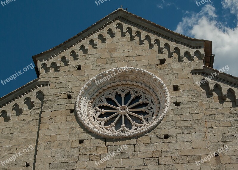 Italy Cinque Terre Monterosso Church Architecture