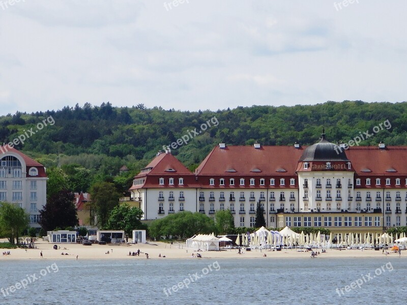 Poland Sopot Baltic Sea Coast Seaside Resort Free Photos