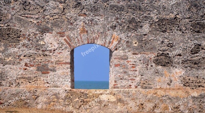 Window Sky Wall Blue Architecture