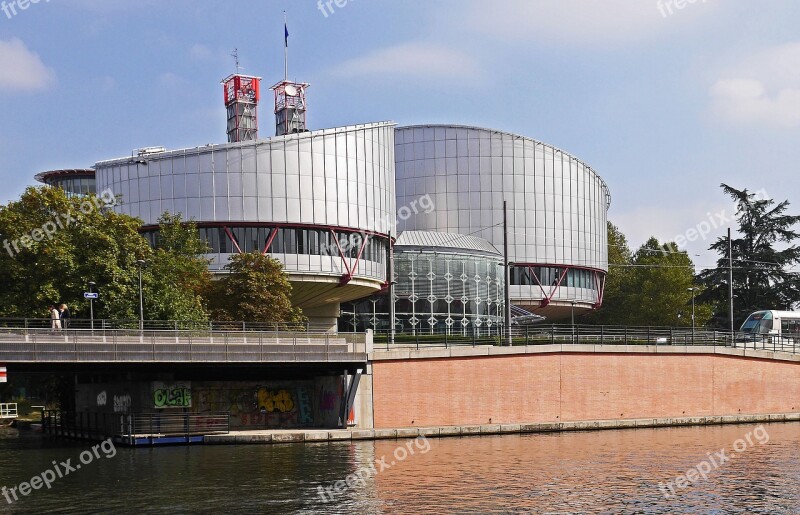 European Court Of Justice For Human Rights Strasbourg France Eur Ready