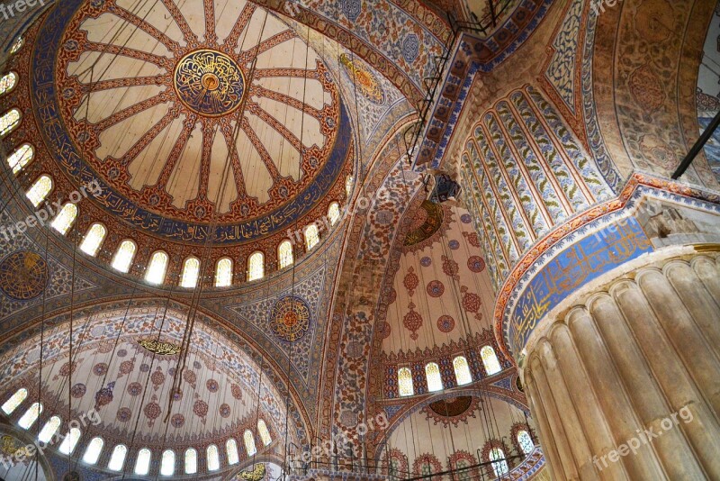 Islam Mosque Blue Mosque Istanbul Architecture