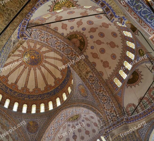 Islam Mosque Blue Mosque Istanbul Architecture