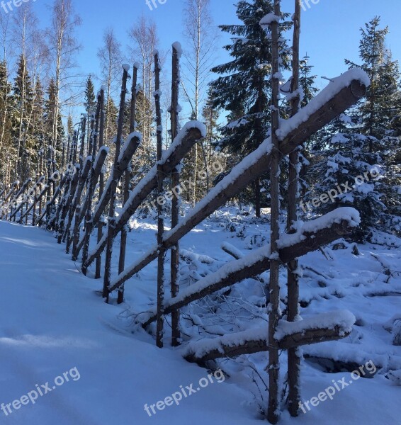 Snow Winter The Garden Farm Cold Forest