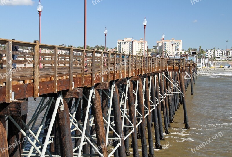 California Dock Pier Coast Pacific