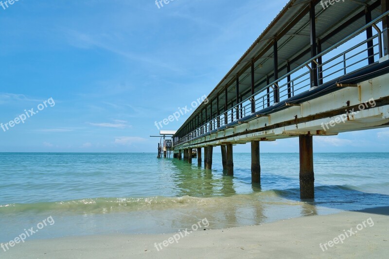 Beach Marine Iskele Bridge Landscape