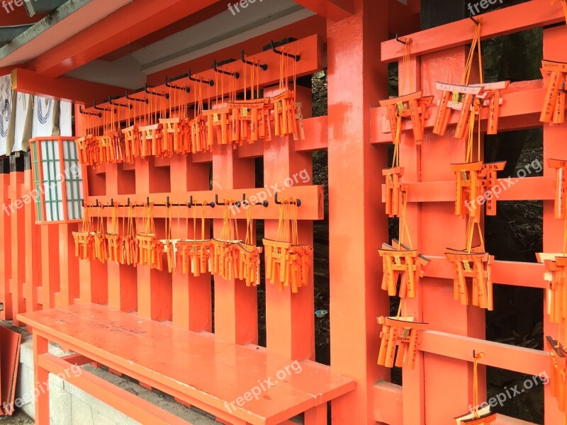 Japan Temple Shrine Shinto Red