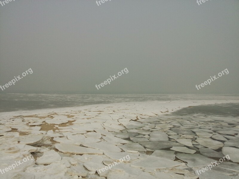 The Sea Sea Icing Snow And Ice Free Photos